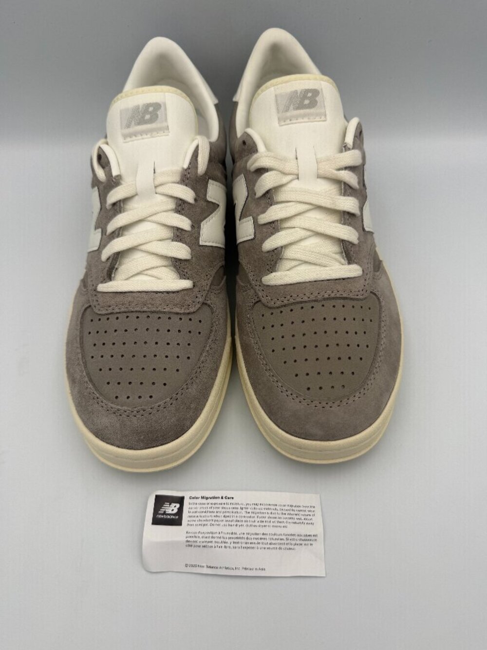 New Balance T500 Brown White Sneakers Mens Size 8 CT500CJ